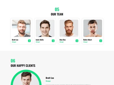 【FC716】AI人工智能机器人研发企业网站静态模板