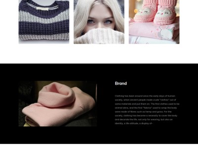 【K443】女装服装类定制加工外贸英文企业网站模板